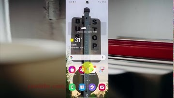 Samsung Galaxy S20 : How to add or remove Weather edge panels (Android 10)