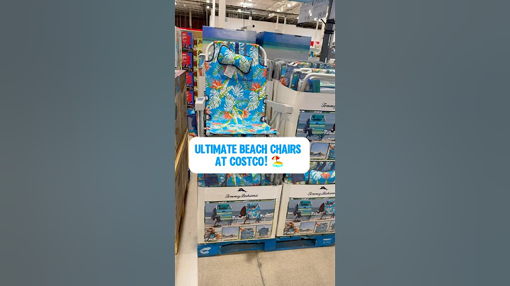Best beach chairs at Costco!