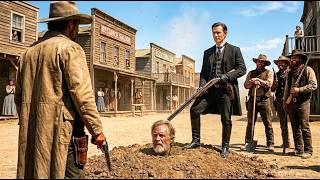 They Buried the Sheriff Alive… Then the Nameless Gunman Rode Into Town