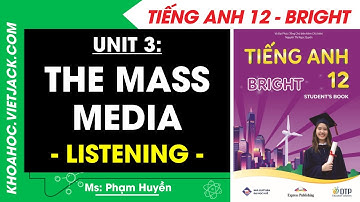 Tiếng Anh 12 Bright - Unit 3: Listening - Trang 40, 41 (DỄ HIỂU NHẤT)