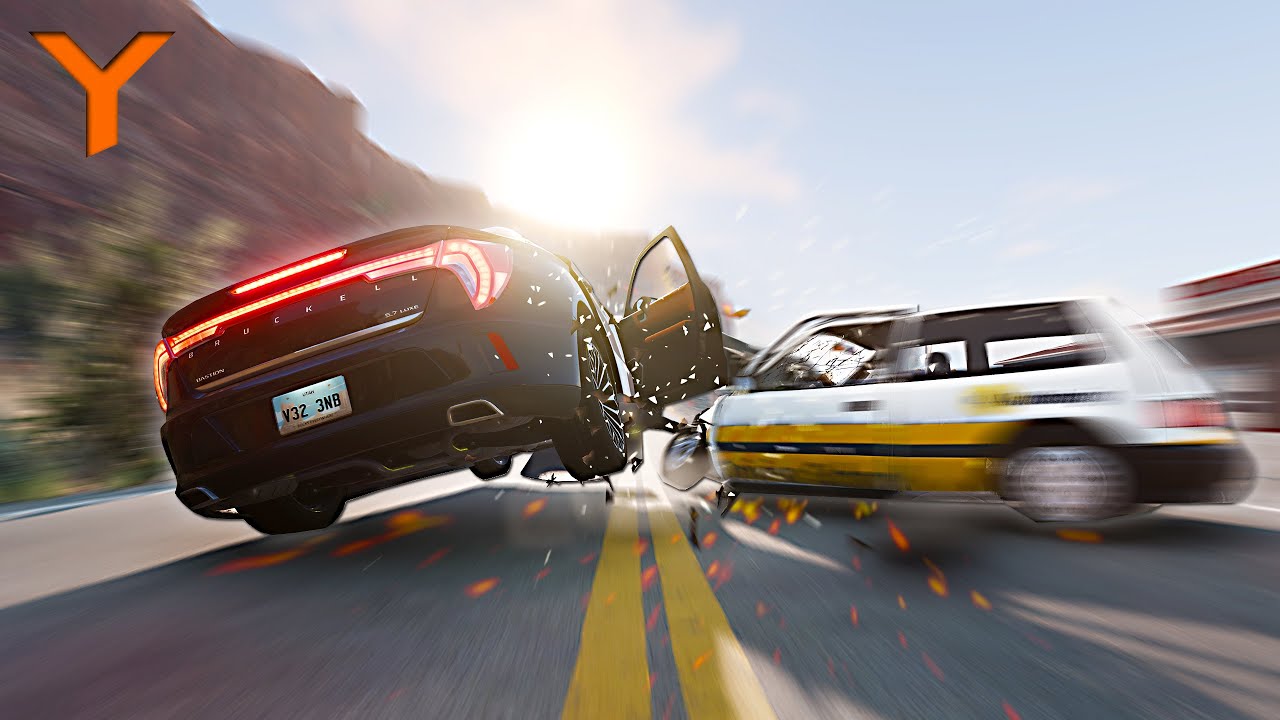 Realistic Car Crashes & Dangerous Driving #1 | BeamNG.drive