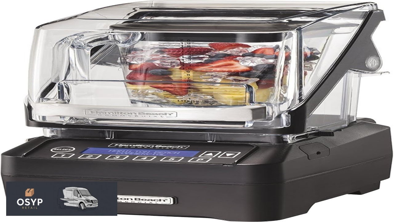 Hamilton Beach Commercial The Eclipse Blender 64 oz. 2L 3 hp Quiet Blend