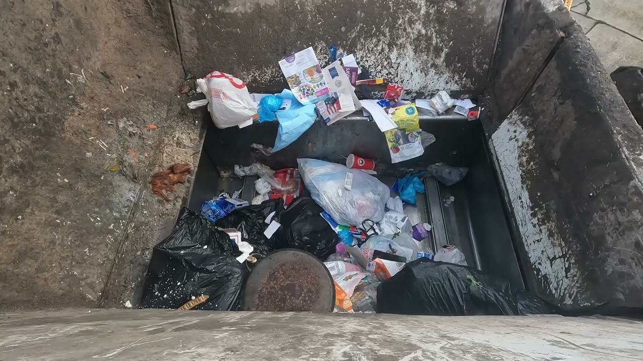 GoPro Garbage Truck hopper View (ep.13)