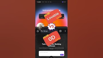 Lovable VS 0D Who will make the best app #0D #lovable #Vaap #nocode #vibecoding #ia #app #ai #bolt