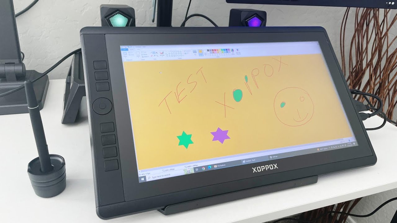 Graphics Drawing Monitor 15.6" 1920 x 1080 Real Time Sync Battery