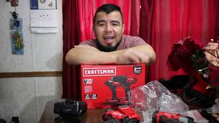 Taladros Craftsman Baterías de 20V combo kit