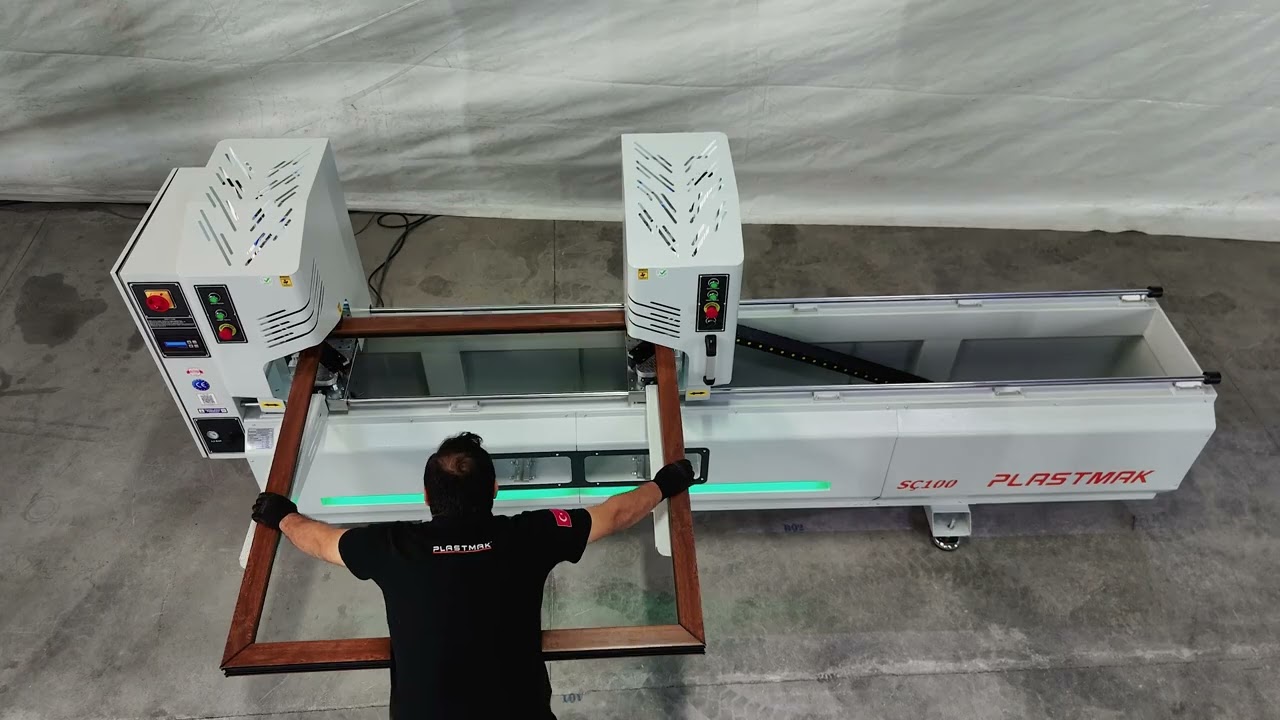 SÇ 100 PVC ÇİFT KÖŞE KAYNAK MAKİNASI (0,2MM)