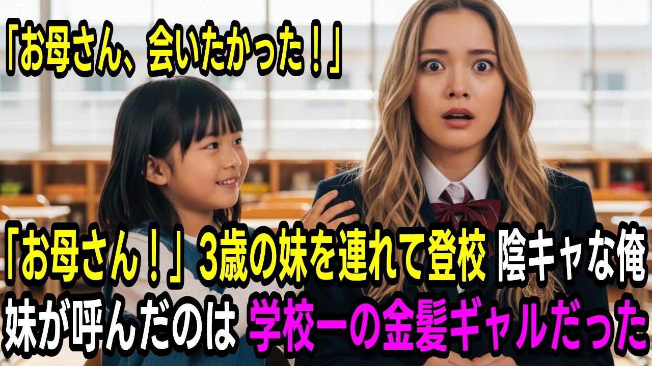 陰キャの俺が妹を連れて登校したら金髪ギャルに懐いた話【スカッとする話】