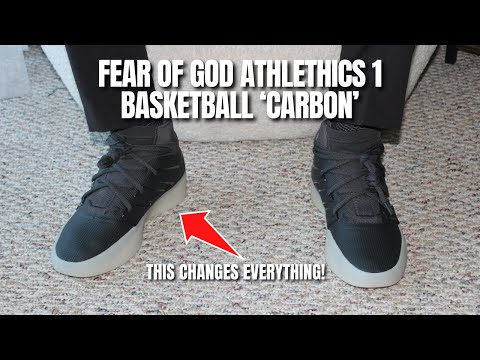 Fear of God Athletics I Basketball Carbon / Carbon High Top Sneakers -  Sneak in Peace