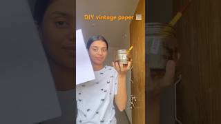 Lets Make Diy Vintage Paper minivlog diycrafts diy gopikashiju youtubeshorts