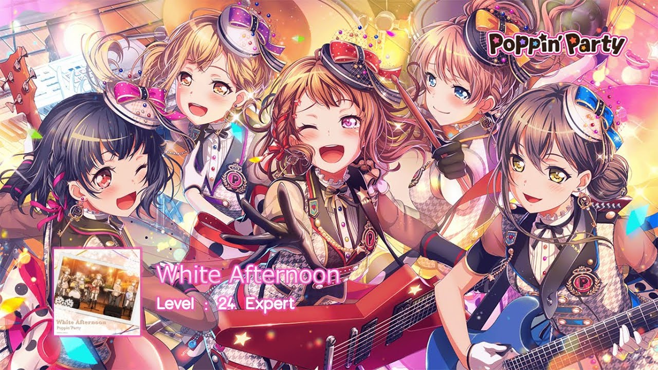 Bang Dream Poppin Party White Afternoon Youtube