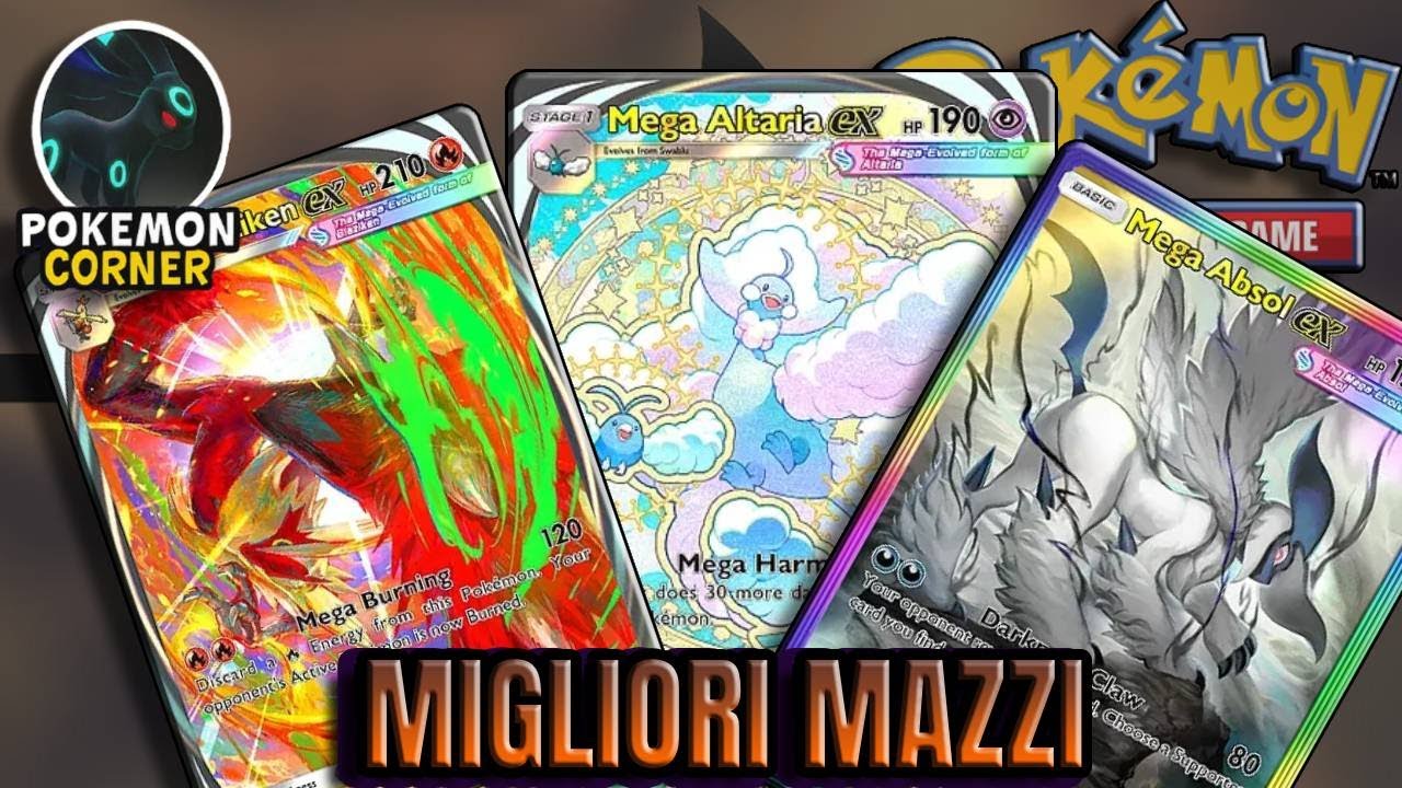 I migliori 5 mazzi del nuovo set Mega Ascesa - Pokemon TCG Pocket - YouTube