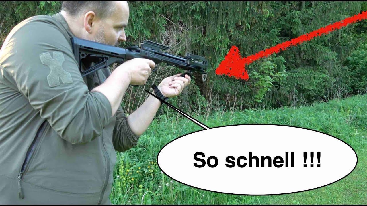 Schusstest der schnellsten Pistolenarmbrust der Welt! X-BOW FMA Supersonic - 120 lbs / 330 fps