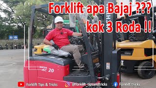 Forklift Nichiyu Three Wheel !!! Tapi Ada 4 Rodanya.