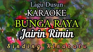 Lagu Dusun KARAOKE ~ BUNGA RAYA ~ Jairin Rimin