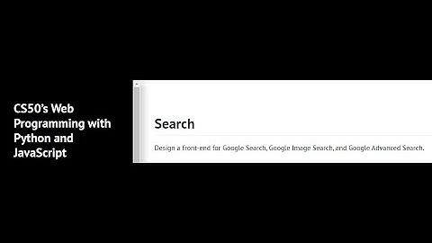 CS50’s Web Programming with Python and JavaScript | Project 0 | Google Search