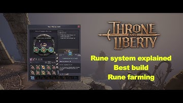 Easy Throne and Liberty Rune Guide - Everything Rune system explained