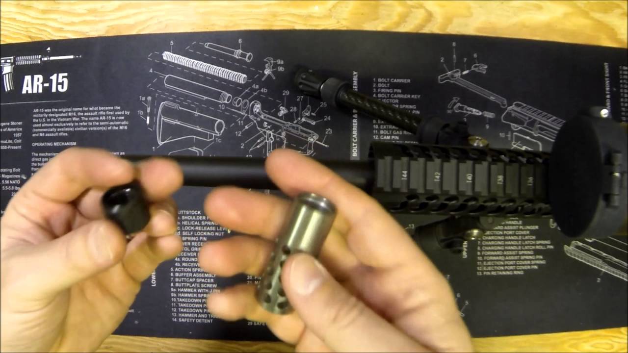Titanium Gun Parts Muzzle Brake for Ruger Precision Rifle YouTube