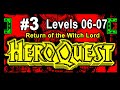 HeroQuest. Return Of The Witchlord. Levels 06-07. ZX Spectrum. Прохождение [3/4]