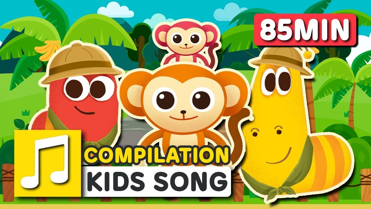 ⁣LET'S GO TO THE ZOO and other songs | 85 min | LARVA KIDS | Nursery Rhyme for kids