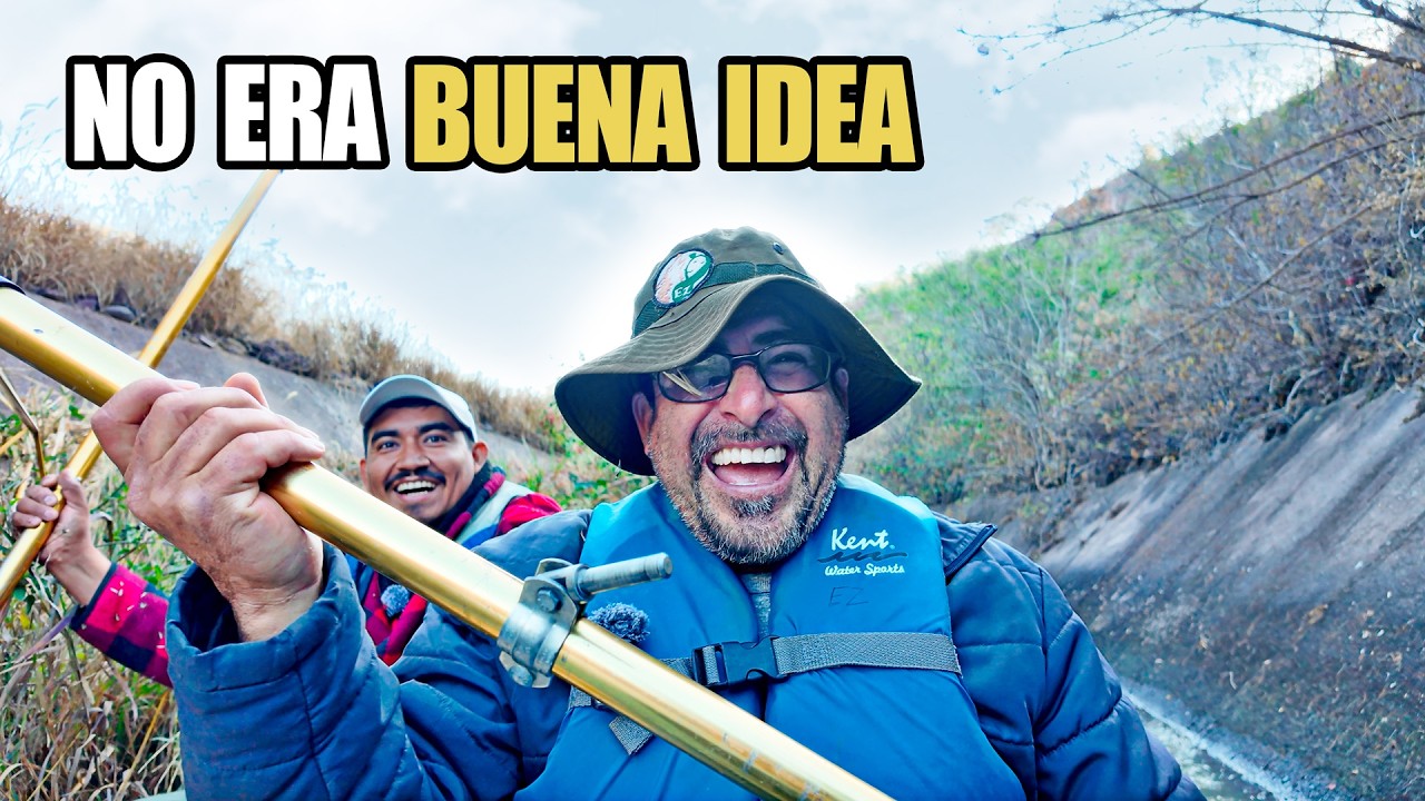 NADIE SE HABÍA METIDO en lancha por este túnel en Zacatecas… y casi volcamos 😱