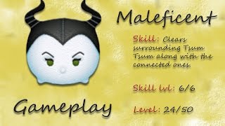 Line Disney Tsum Tsum - Maleficent Gameplay Skill 6
