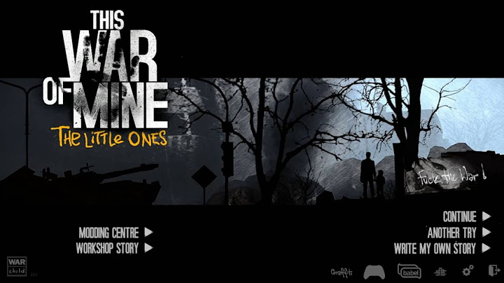 This war of mine the little ones เพ ม