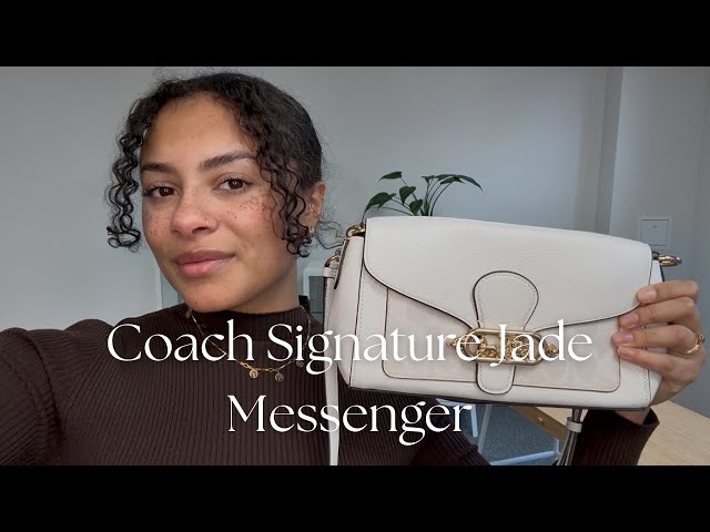 Coach Signature Jade Messenger Review - YouTube