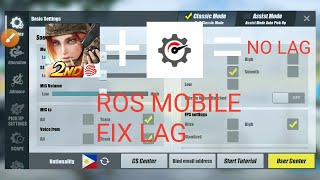 ROS FIX LAG | EASY WAY TO FIX LAG | 101% WORKING | ALL SEASONS | 2GB RAM WITH PROOF screenshot 2
