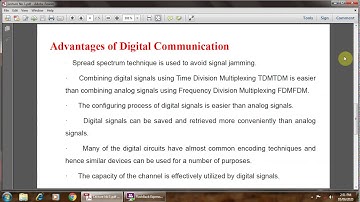Introduction to Digital Communication
