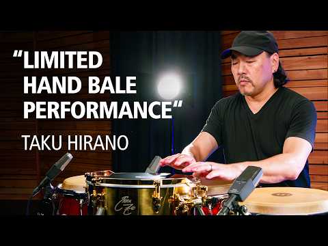 Meinl Percussion - Taku Hirano - Limited Hand Bale Performance