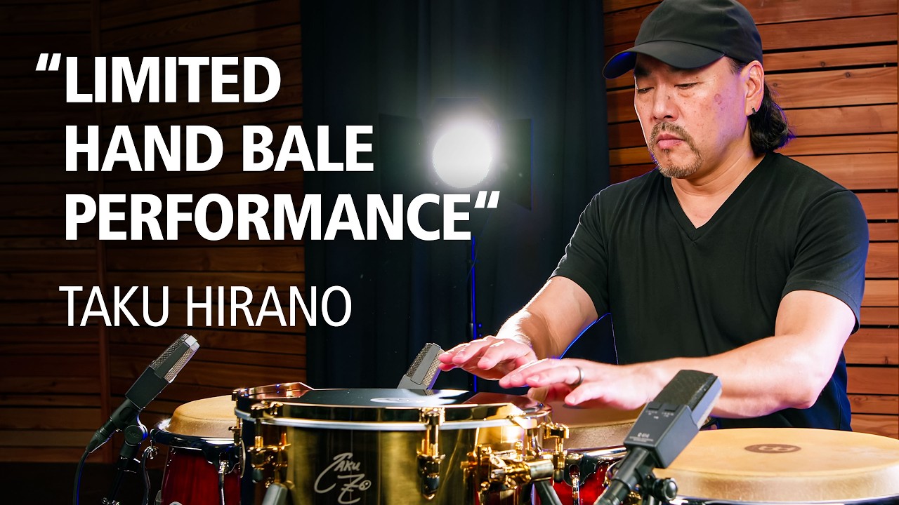 Meinl Percussion - Taku Hirano - Limited Hand Bale Performance with Congas