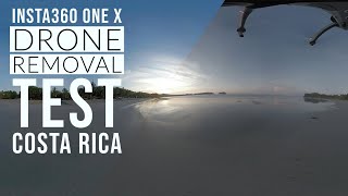 Mocha Pro Drone Removal Test Insta360 One X Costa Rican Beach