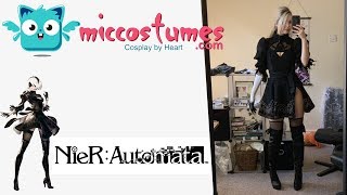 Miccostumes 2B cosplay unboxing and review