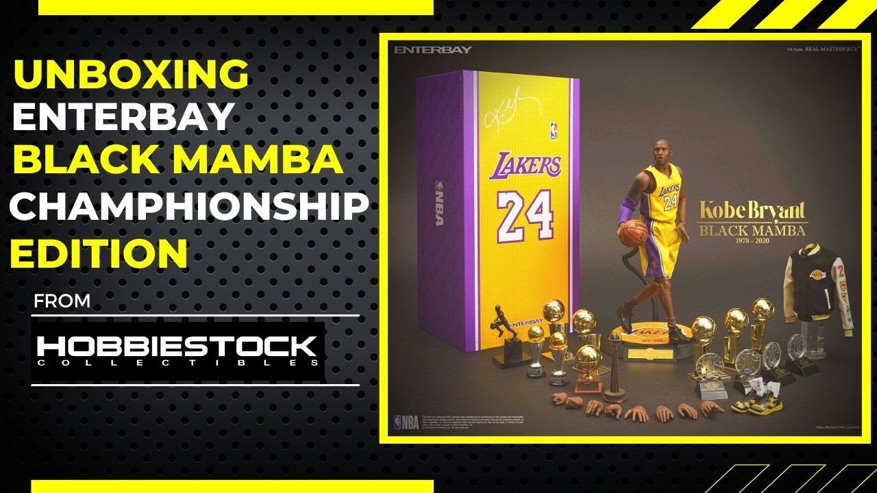 Kobe Bryant Black Mamba Championship Edition 1:6 Scale by Enterbay Bonus  EP.15 