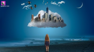 Cloud House - Photo Manipulation Tutorial - Photoshop CC