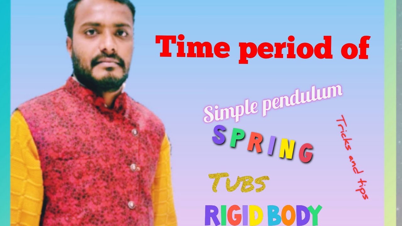 Rapidly revision formulas and tips( time period of simple pendulum ...