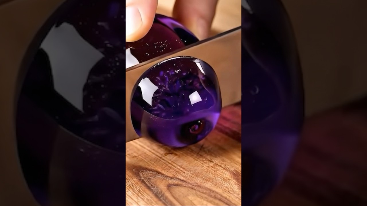 Cutting a Hyper-Realistic Fruit - Deep ASMR🍆 