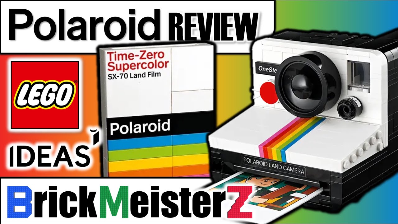 LEGO Ideas 21345 Polaroid OneStep SX-70 Camera – LEGO Speed Build Review 