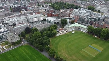 Drone Clips - Trinity College, Dublin City, Co. Dublin, Ireland - HD 4K