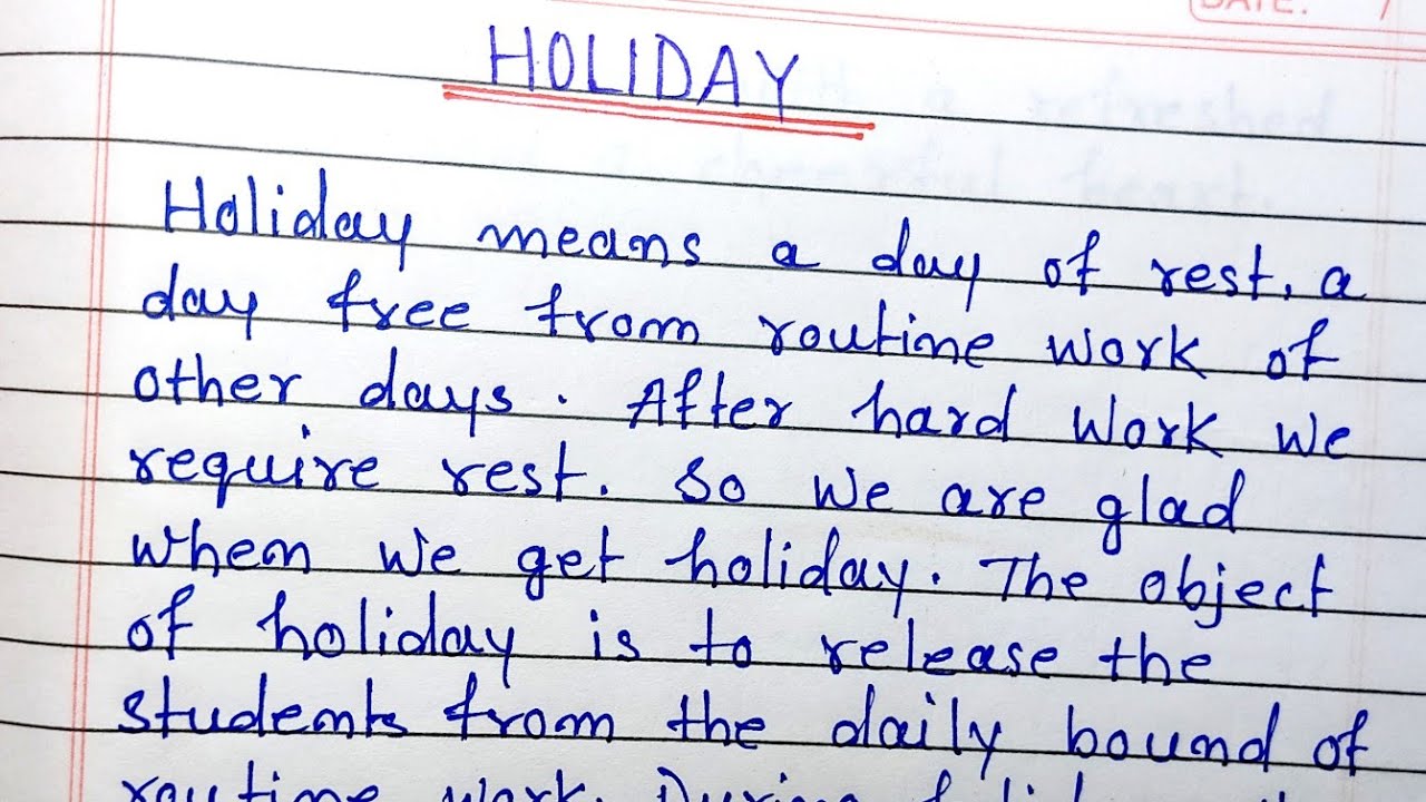 holidays in uk essay