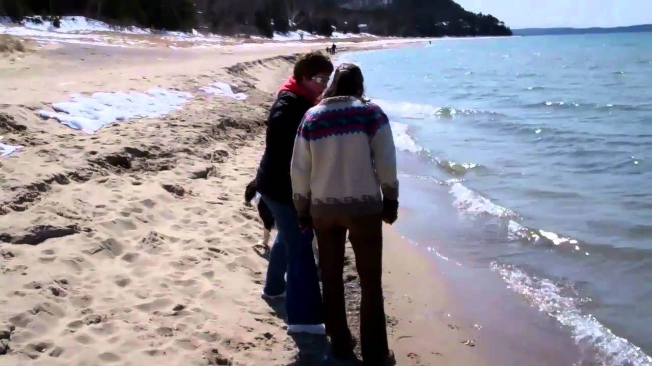 Van's Beach Leland, MI April 1st, 2011 YouTube