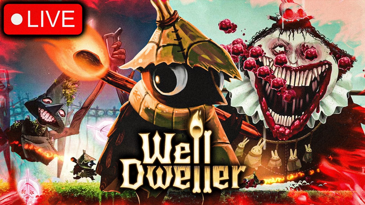 Melhor que Hollow Knight? - Fazendo 100% de Well Dweller AO VIVO!