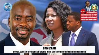 CAMUS ALI : Doyen, vous ne vivez pas un drame mais une hécamtombe humaine au Togo