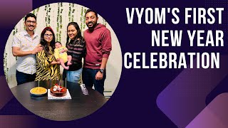 Vyom’s First New Year celebration | Kannada vlogs #vyomhuggi