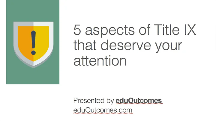 5 Tips on Title IX Compliance & Sexual Misconduct Issues on Campus