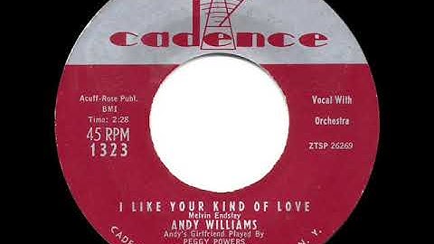 1957 HITS ARCHIVE: I Like Your Kind Of Love - Andy Williams & Peggy Powers