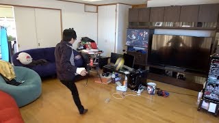 一回だけ部屋の中で全力でボール蹴ってみたい