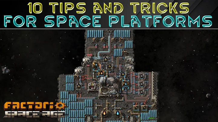 10 TIPS FOR SPACE PLATFORMS Factorio Space Age Tutorial Guide