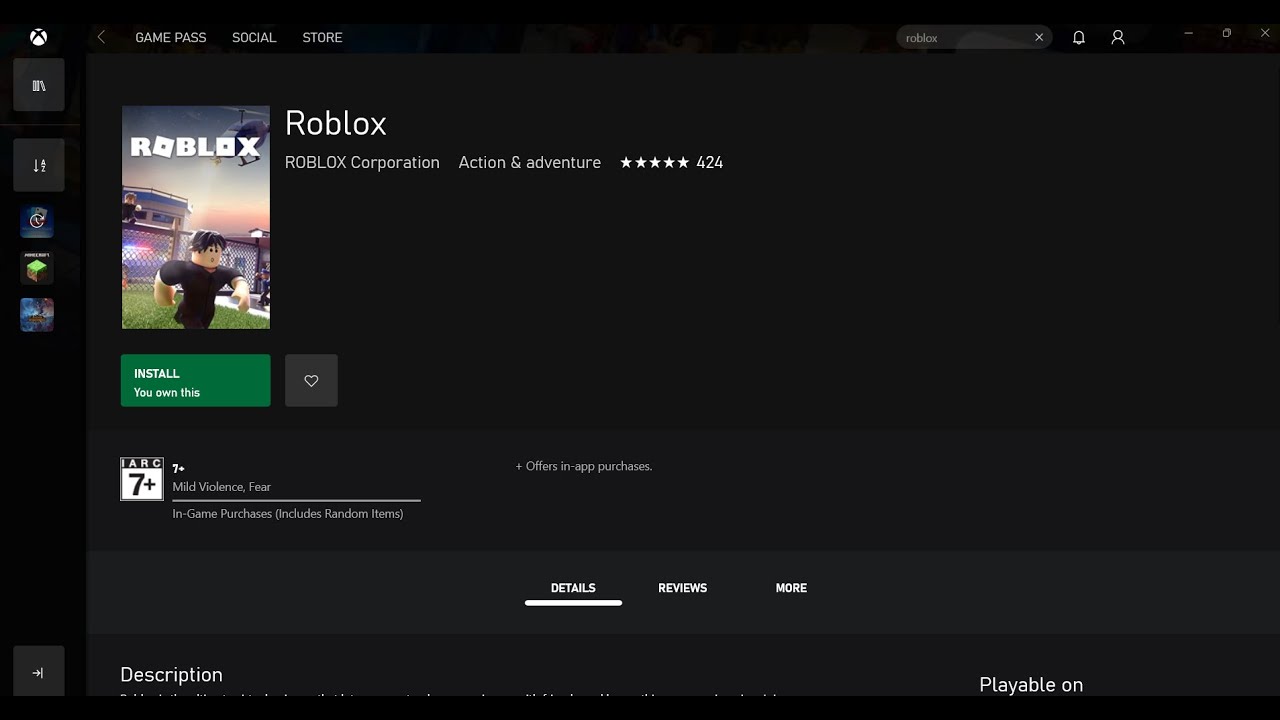 Fix Roblox Not Installing Or Downloading From Xbox App On Windows 11/10 